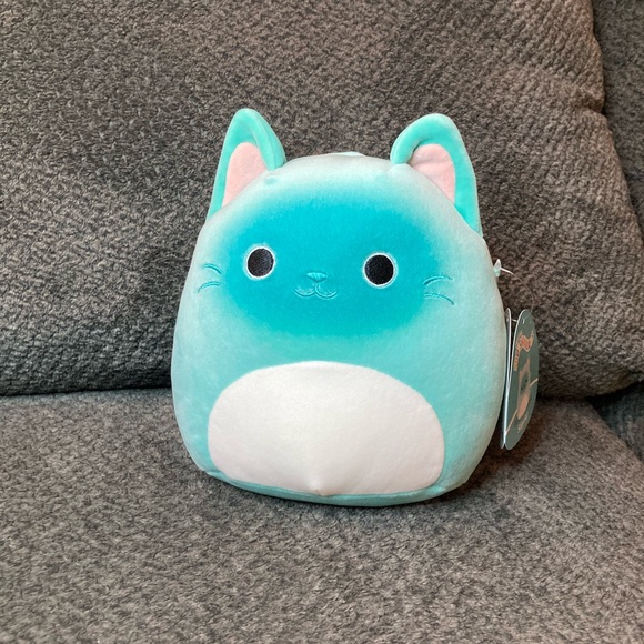 Squishmallows Sigrid Blue Cat 7” - Picture 12 of 12